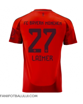 Bayern Munich Konrad Laimer #27 Tricou Fotbal Replică 2024-25 Barbati Acasa